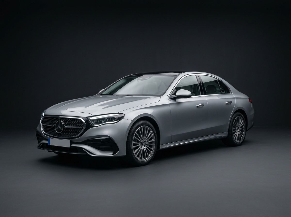 Mercedes E-Class luxury hire London corporate chauffeur